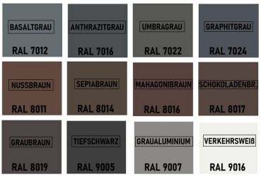 Aluminium Französischer Balkon RAL Farben ALU Geländer Fenstergitter Gitter MATT